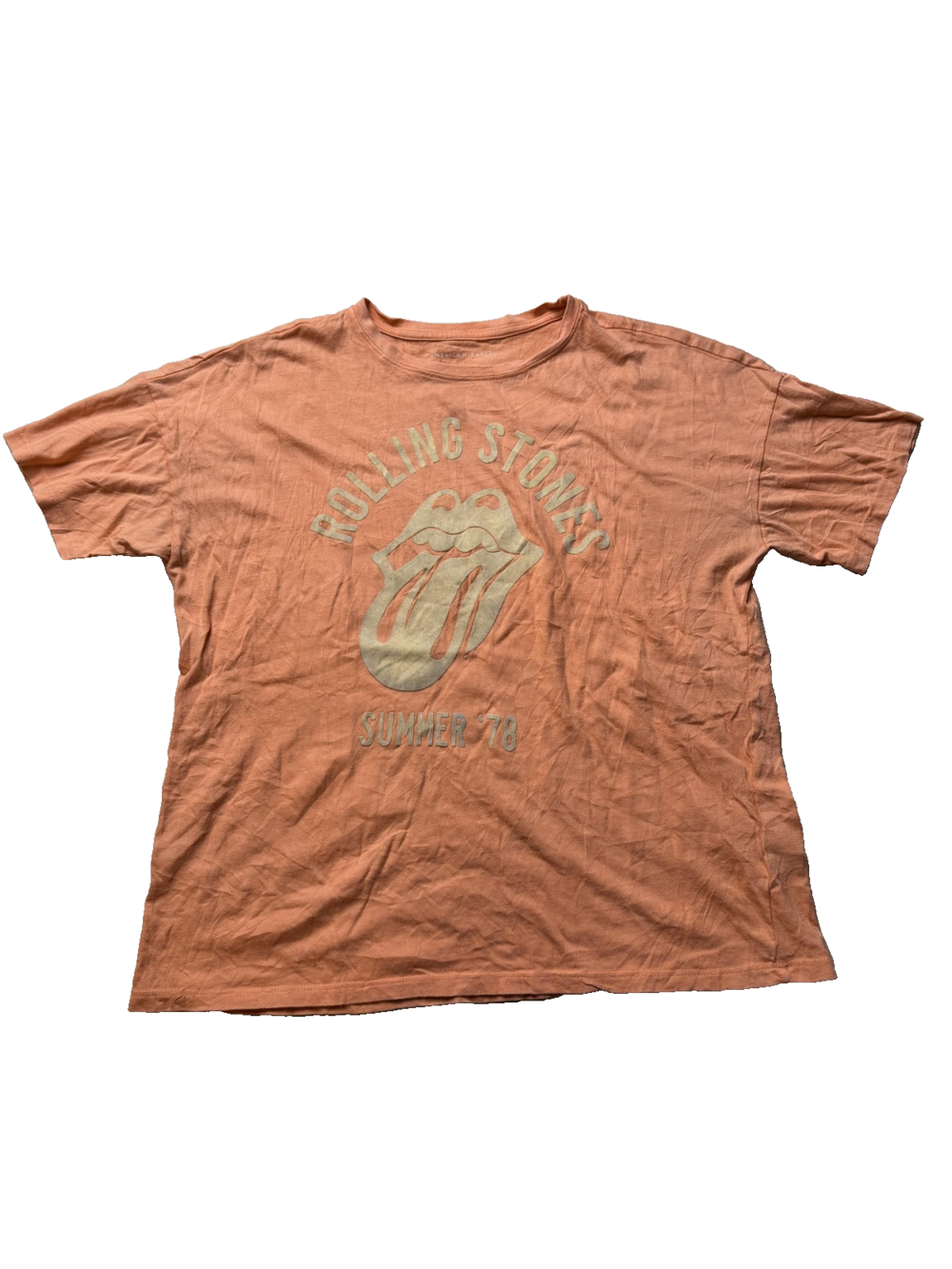 Rolling Stones Shirt Mens Small Summer 78 Band Rock Music Tour American Eagle